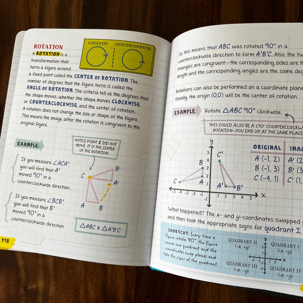 Math Study Guide Notebook - Picture 3 of 8